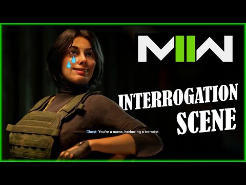 Cod MW2 Campaign - Valeria Interrogation scene