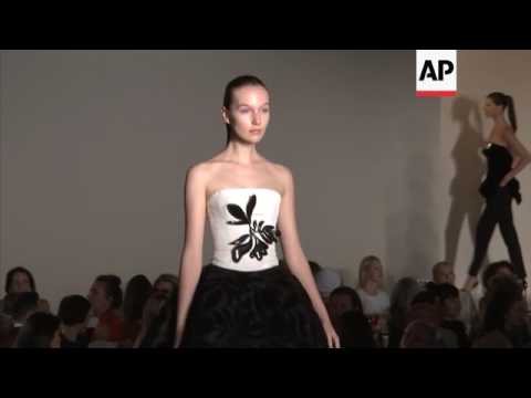 Oscar de la Renta debuts fall 2017 collection at benefit