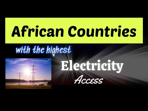 Top 10 African countries with the highest electricity access