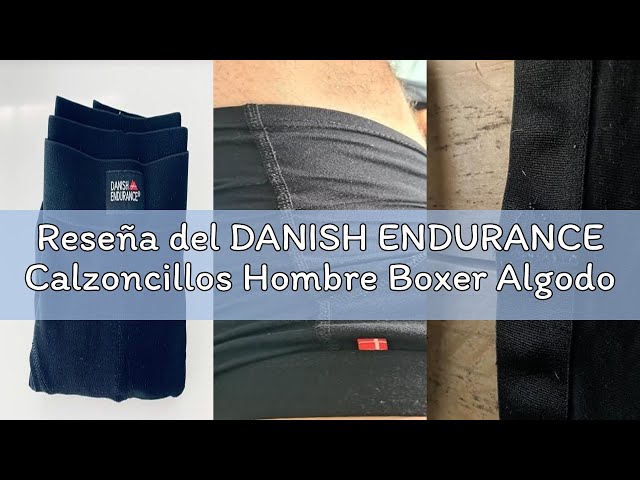 Vídeo relacionado con DANISH ENDURANCE Calzoncillos Hombre Boxer Algodon Premium, Pack de 3 y 10, MC: Negro, Azul Marino, Azul Camuflaje, Large, XL
