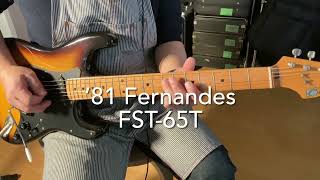 Video thumbnail for '81 Fernandes FST-65T by tenokuni-japan
