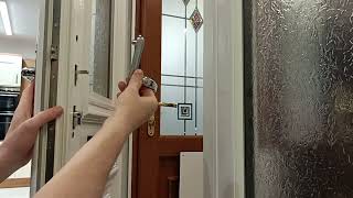 How to remove and replace an old uPVC door handle