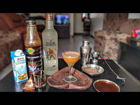 Magic moments Chocolate Vodka || Coffee Cocktail🍸|| Dessert Cocktail #coldcoffee #cocktail