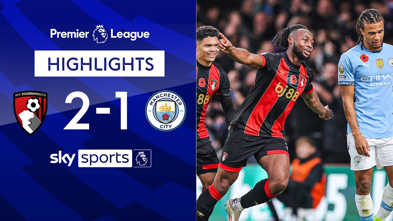 Cherries STUN champions for first time in PL history! 😲 | Bournemouth 2-1 Man City | EPL Highlights