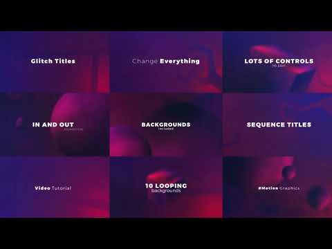 FREE - glitch-titles-sequence-mogrt - Premiere Pro