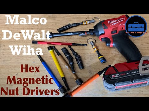 Hex Magnetic Nut Driver (Malco, DeWalt, Wiha)