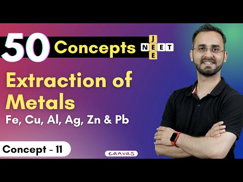 Extraction of Fe, Cu, Al, Ag, Zn & Hg