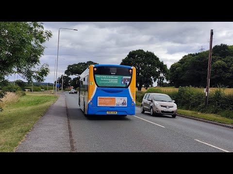 (Hold gears thrash) Stagecoach East Midlands 36449 OU61 AUW ADL Enviro 200
