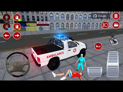 US Ambulance Driving Simulator 2021 e#1 - Emergency  Rescue Driver - Android Gameplay