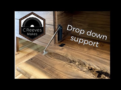 CReeves Makes Drop Down Door Hinges and Support