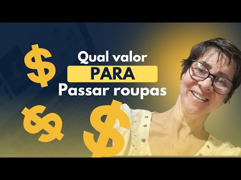 Qual valor para passar roupas