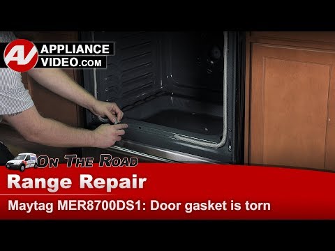 Maytag Stove Repair - Door Gasket Is Torn - Door Gasket