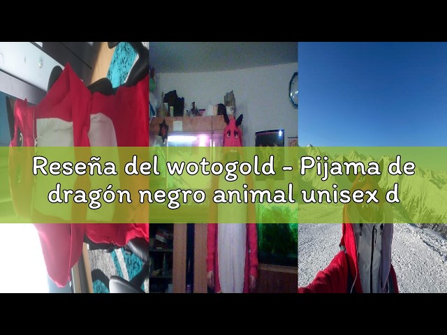 Vídeo relacionado con wotogold Pijamas de Rick Azul Animal Trajes de Cosplay Adultos Unisex Blue