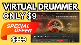 Video thumbnail for HOT Virtual Drummer Only $9 Too Good To Be True! (UJAM HOT Review) Black Friday Deals + free plugins by Greg Kocis