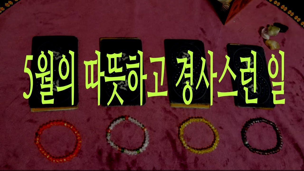 [타로] 5월의 따뜻하고 경사스런 일은?🥰