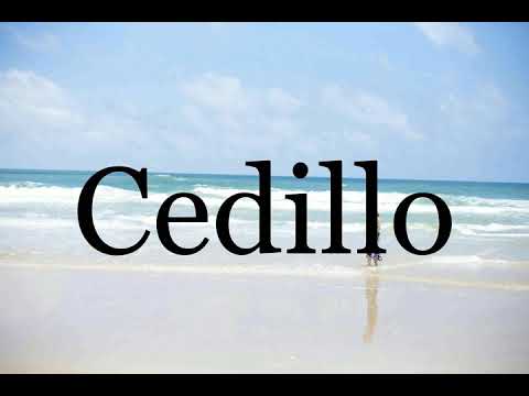 How To Pronounce Cedillo🌈🌈🌈🌈🌈🌈Pronunciation Of Cedillo