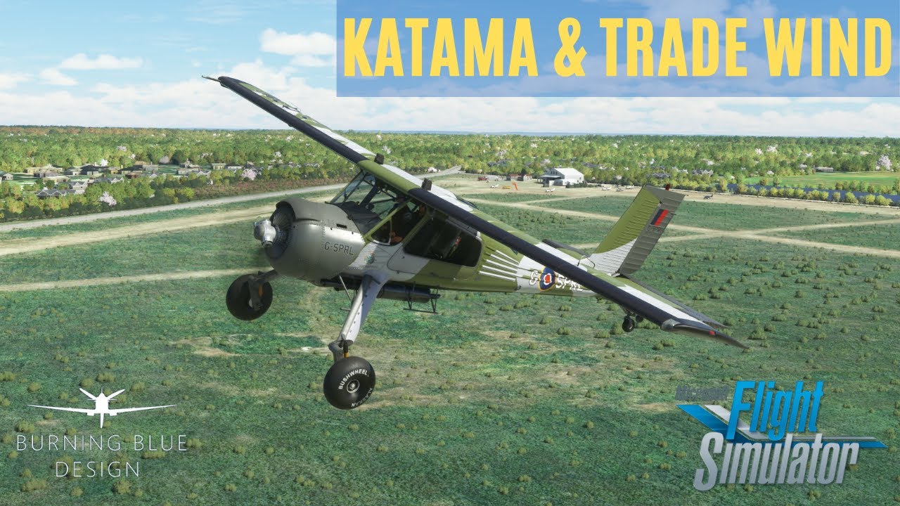Katama Airpark & Trade Wind Airfield in the Wilga Burning Blue Design
