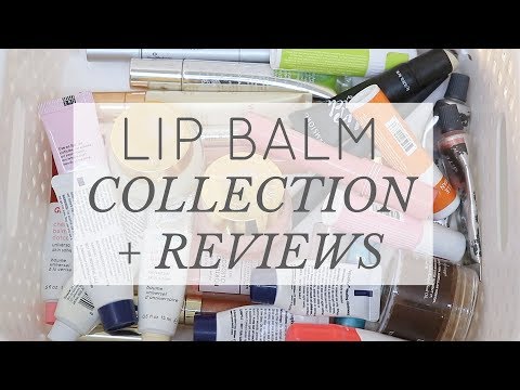 Lip Balm Collection + Reviews | Lip Balms for Dry Lips Video