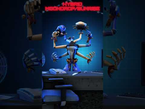 Sundrop Moondrop Amalgamation FNaF Workshop Animation