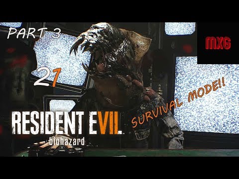 Resident evil 7 Banned Footage: SURVIVAL MODE 21- Defeating all 5 opponents