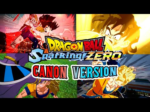 Dragon Ball Sparking! Zero - Every Special and Ultimate Attack + Transformation - Canon Version