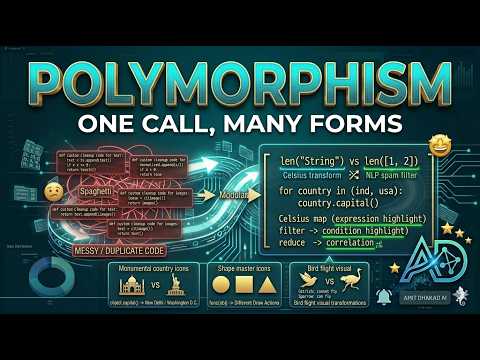 Python Polymorphism One Function Many Forms Len Method Overriding Inheritance