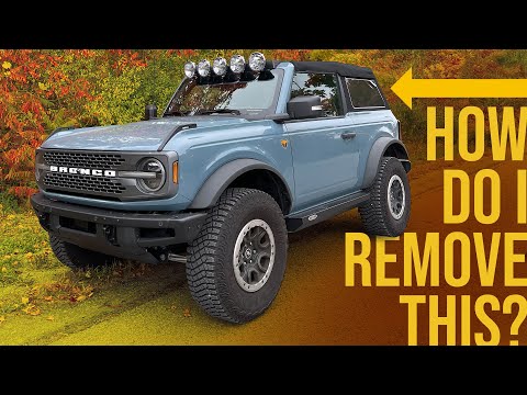 Bronco Bestop Soft Top Removal Guide