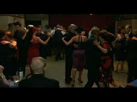  Orlando Paiva  and  Geraldine Rojas  are  dancing  to  the  tango  "  Bahia Blanca  "