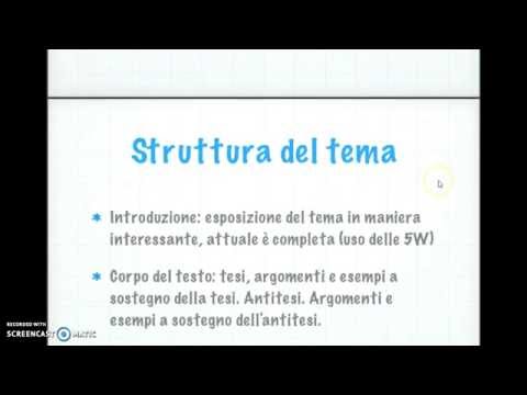 Come scrivere bene un tema in italiano