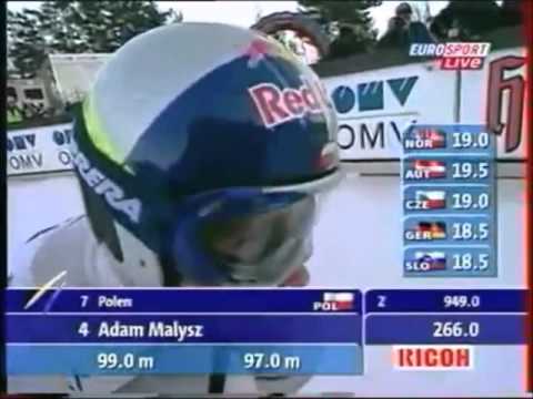 Adam Małysz - 97,0 m - Villach 09.12.2001