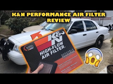 K&N Performance air filter for CROWN VICTORIA! (REVIEW)