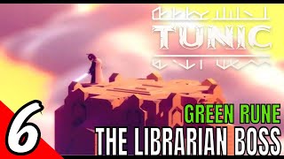TUNIC Full Gameplay Walkthrough Part 6 -Librarian Boss (Green Rune)+Treasure Hunting |Great Library