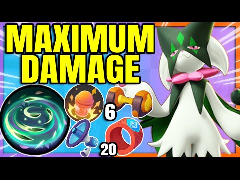 This Max Unite Move Damage MEOWSCARADA BUILD deletes entire Teams | Pokemon Unite