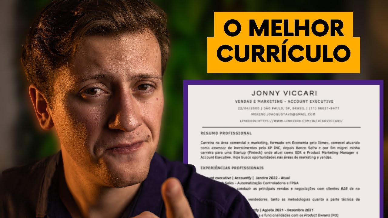 Como Fazer um Currículo de Sucesso [+Template]