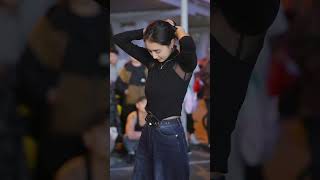 Download lagu Tibetan girl arranging hair while dancing, a beautiful landscape mp3