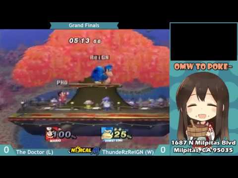 OMW to Poke~ 14 - The Doctor (Mario) v. ThundeRzReiGN (DK) - Grand Finals