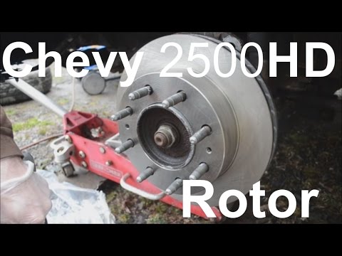 Replace Front Brake Rotors on Chevy Express, Savana, Silverado, Sierra 2500 3500