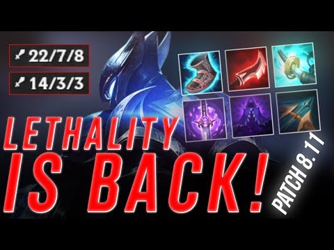 LL Stylish - LETHALITY IS BACK! PATCH 8.11 | WHO'S THE BEST ZED?!