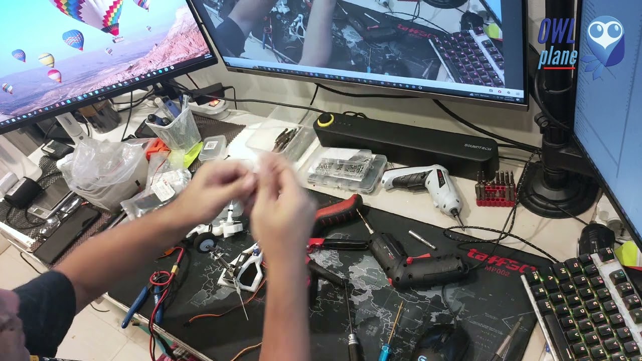 OWL BAE Hawk T1 70mm EDF v2 - Preparing Freewing Nose LG