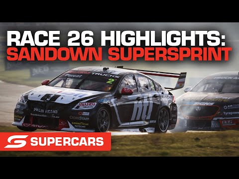 SUPERCARS 2022 Penrite Oil Sandown スーパースプリント 決勝レースハイライト動画