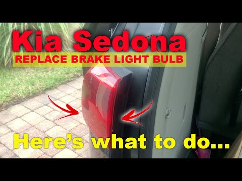 Replace Kia Sedona Brake light bulb