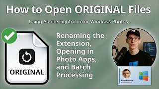 How to Open ORIGINAL Files (Google Photos Original Backup)