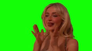 Sabrina Carpenter green screen