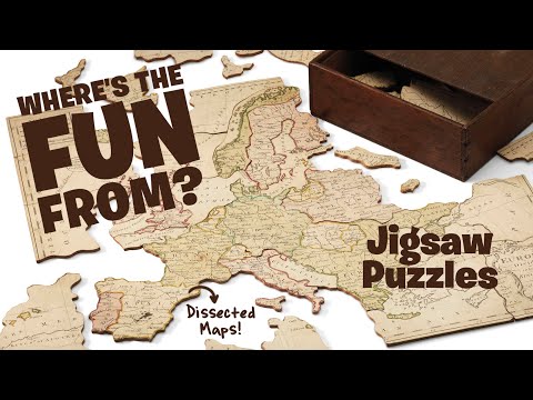 Were Cut-Up Maps Really the First Jigsaw Puzzles?  | Where's the Fun from?