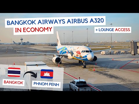 RELATÓRIO DE VIAGEM | Bangkok Airways Airbus A320-200 (Econômica) | Bangkok - Phnom Penh