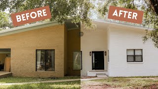 How We Painted Our Brick House Exterior