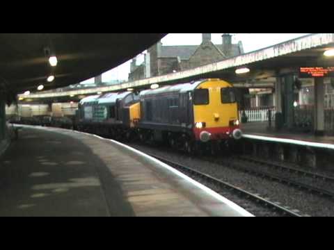 20302/37610 6K73 Sellafield - Crewe flasks at Carnforth 10th August 2011