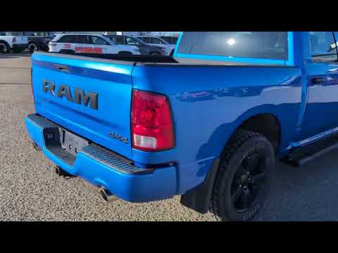 2021 Ram 1500 Classic Express 4x4 Crew Cab 5'7" Box in Blue for sale at Gary Moe Medicine Hat Chrysler Dodge Jeep Ram in Medicine Hat, AB