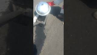 Flexible pavement crack sealing