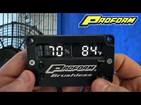 Proform Brushless Fan Controller Quick Start Guide (p/n 69597)